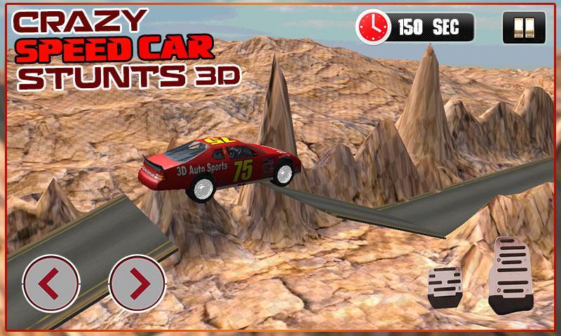 Crazy Speed Car Stunts 3D