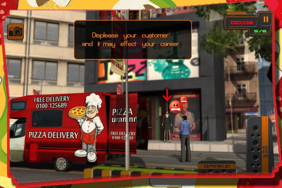 Pizza Van Delivery Service 3D