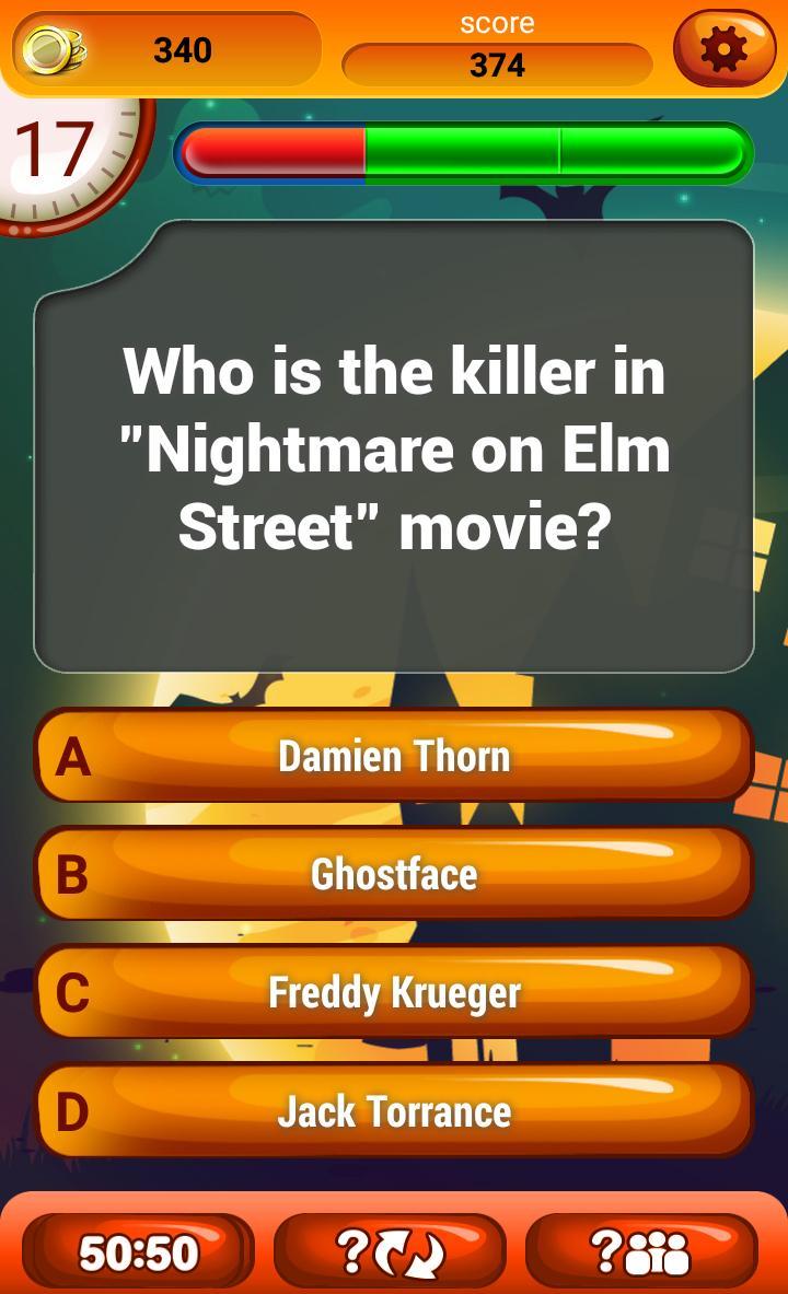 Horror Movies Trivia Quiz