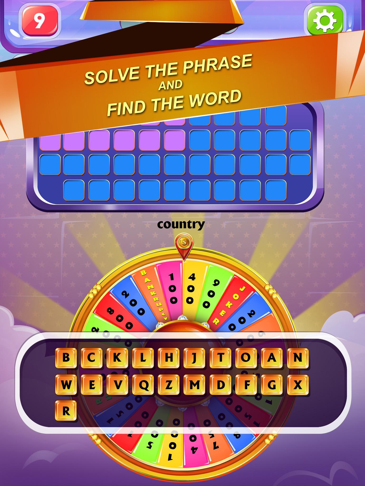 Wheel of Word - Fortune Game