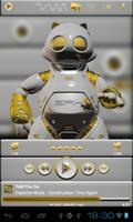 poweramp skin yellow 3d