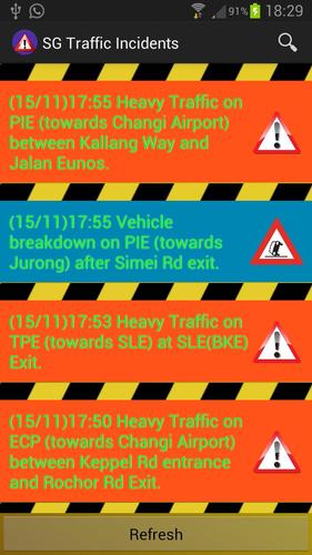 SG Traffic Incidents