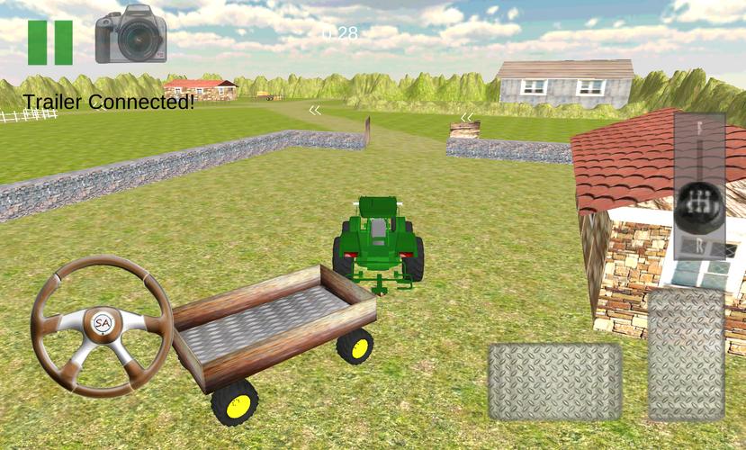 Transport Cargo Farm Tractor