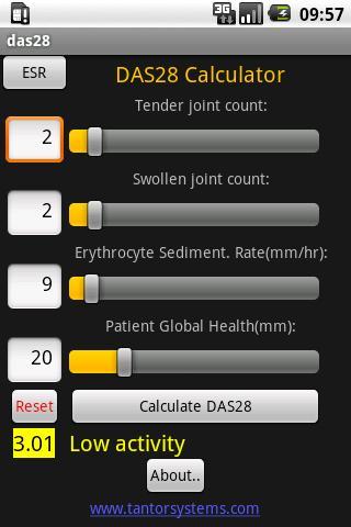 DAS28 - Rheumatoid Arthritis