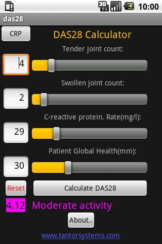 DAS28 - Rheumatoid Arthritis