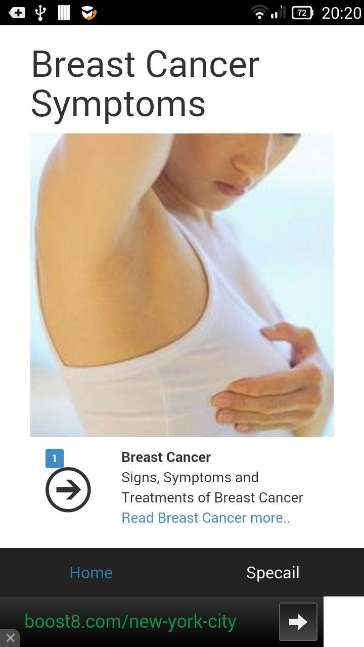 Breast Cancer Symptoms