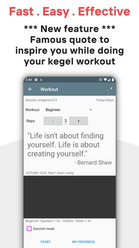 Awesome Kegel Trainer + Quotes