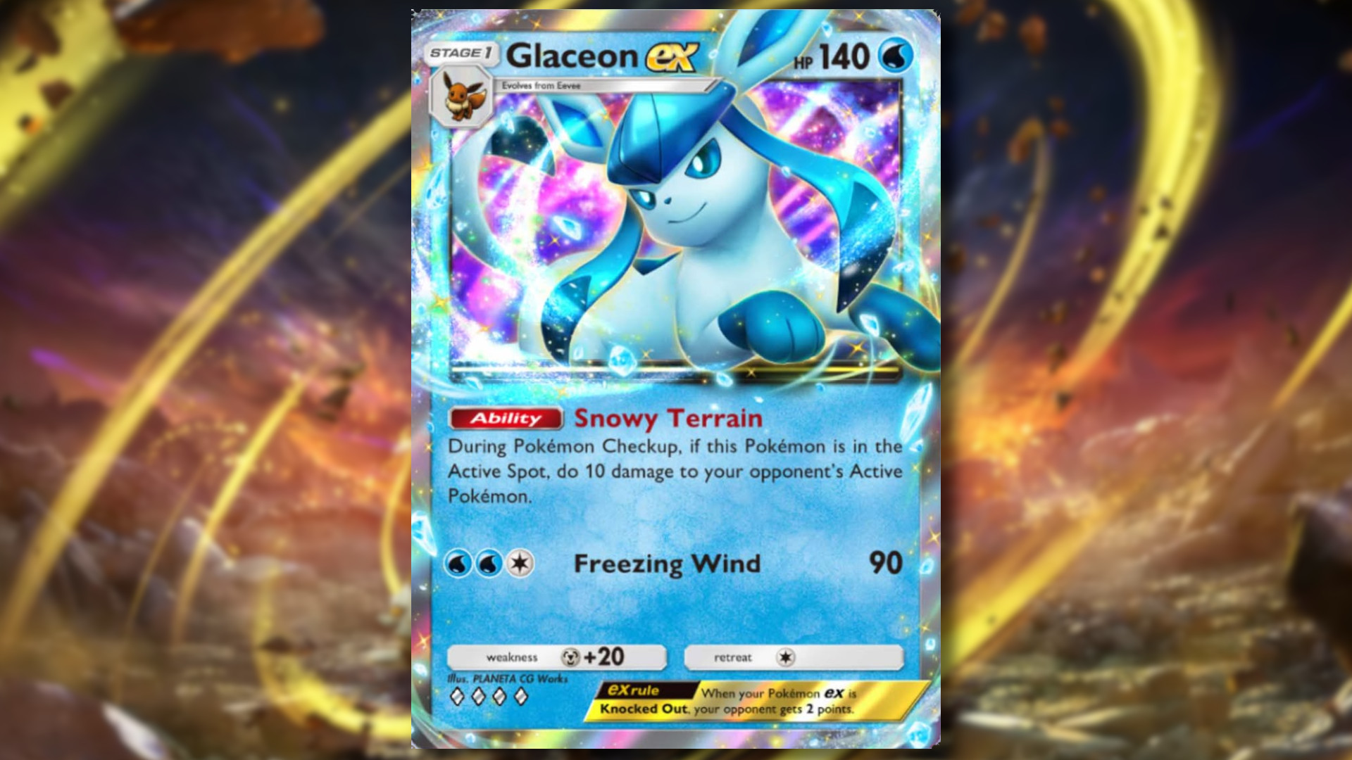 Beste Glaceon Ex -Decks in Pokemon TCG -Tasche