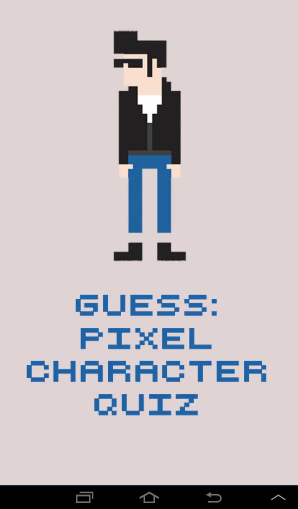 Guess: Pixel Character Quiz