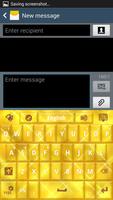 GO Keyboard Gold Glow Theme