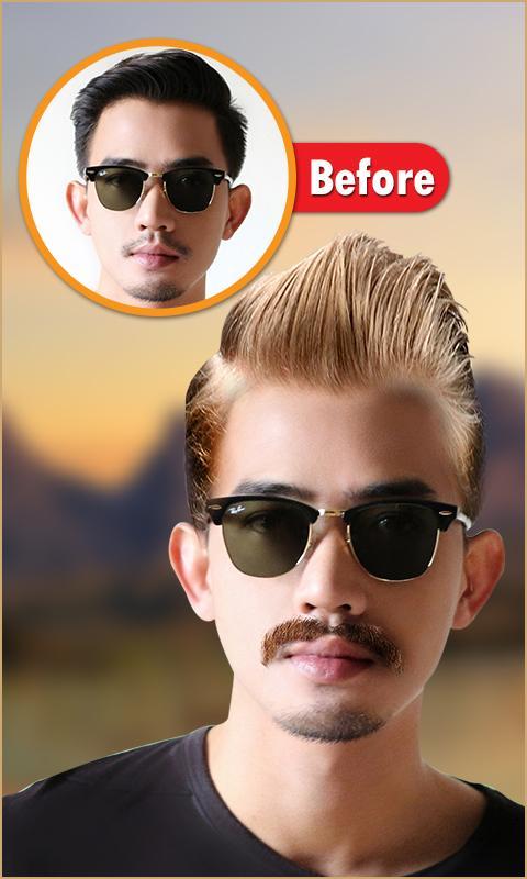 Men Hairstyle  Photo Editor : Mustache - Beards