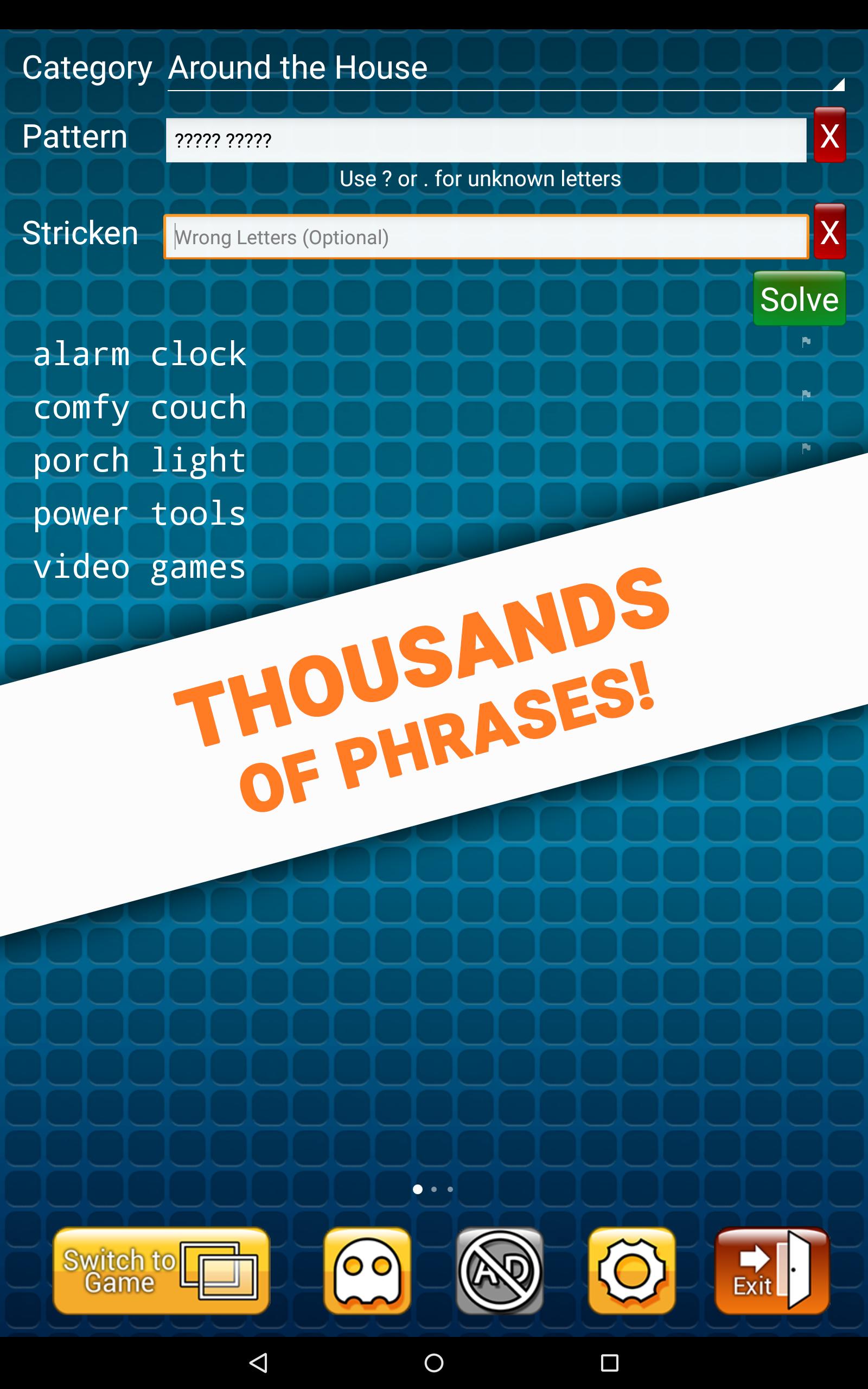 Wheel & Phrase Cheat