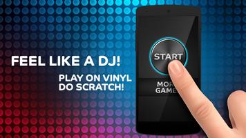 Vinyl record finger DJ