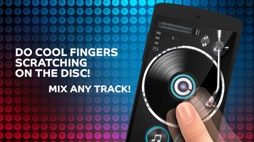 Vinyl record finger DJ