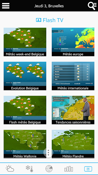 Weather for Belgium + World