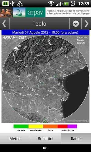 App ARPAV Meteo