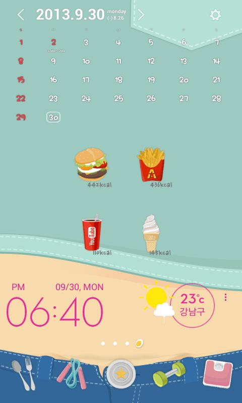 WeightLoss LINE Launcher Theme