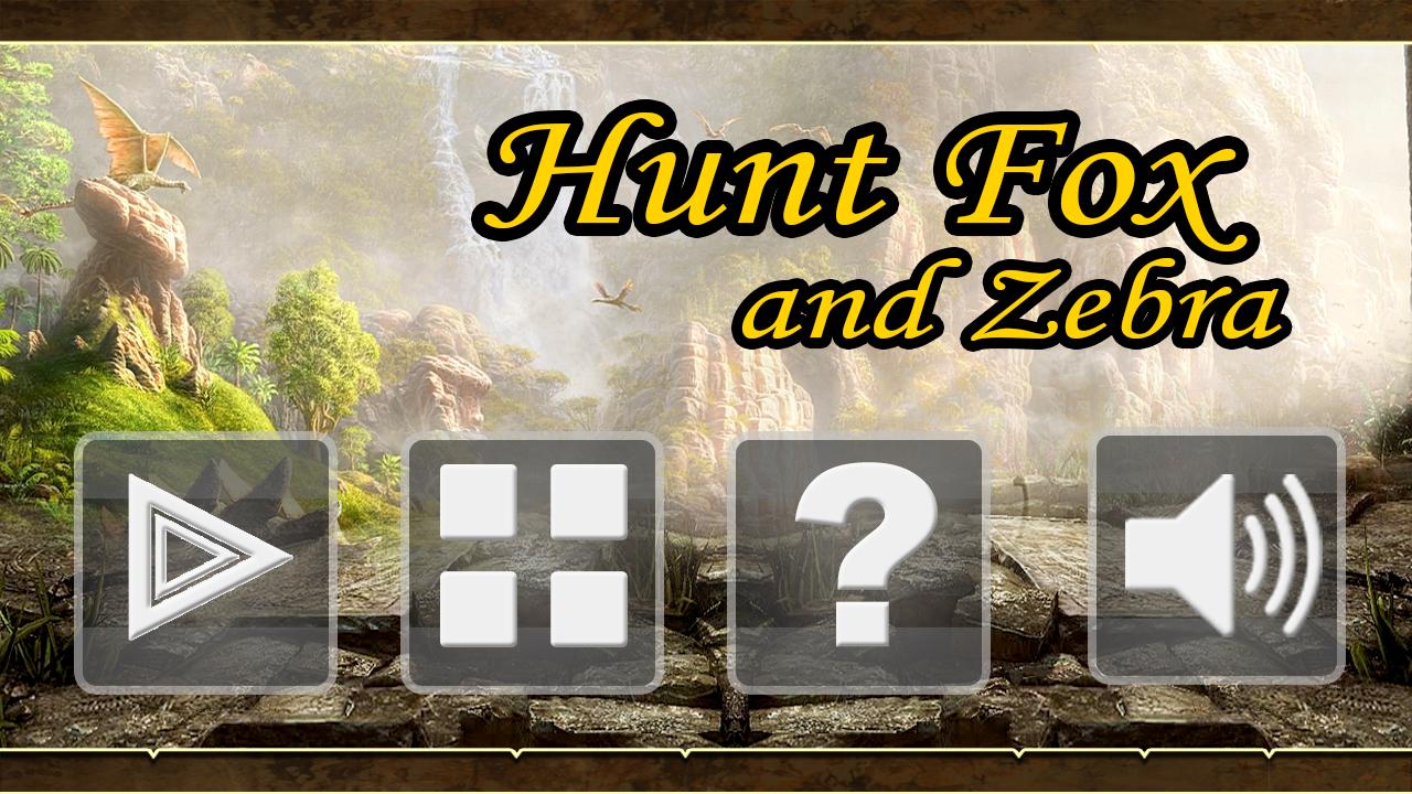 Hunt Fox And Zebra