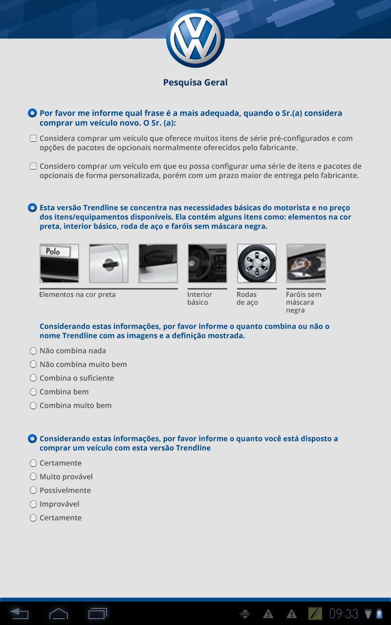 Pesquisa Volkswagen