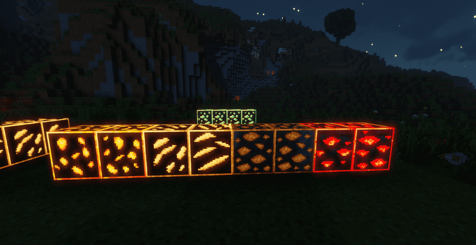 Minecraft Highlight-ores-resource-pack