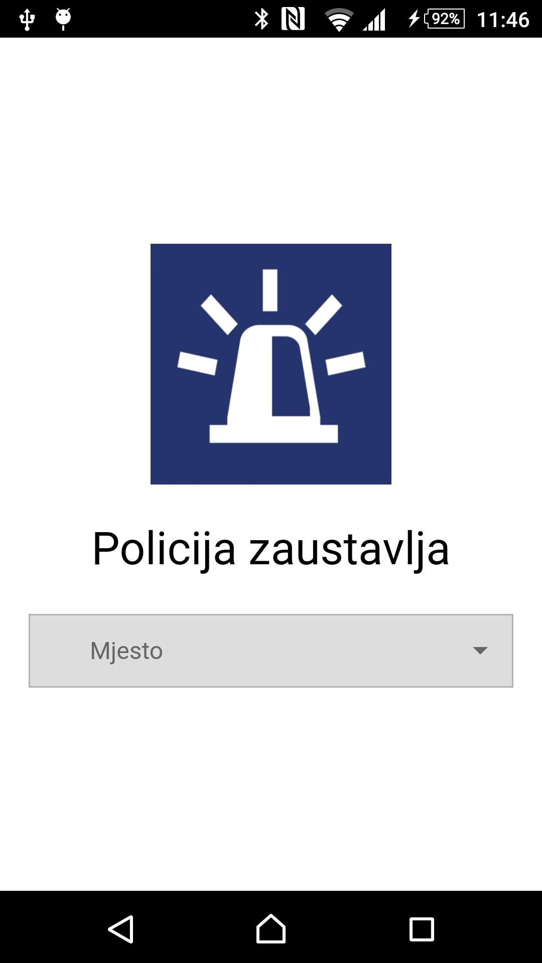 Policija zaustavlja
