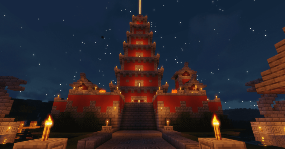 我的世界Asian Temple Map