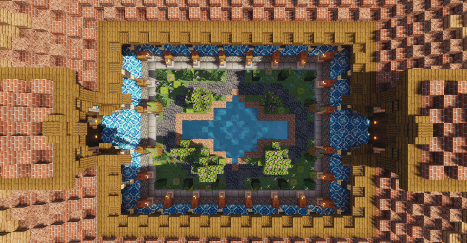 Minecraft Oriental Garden Map Oriental Garden Map