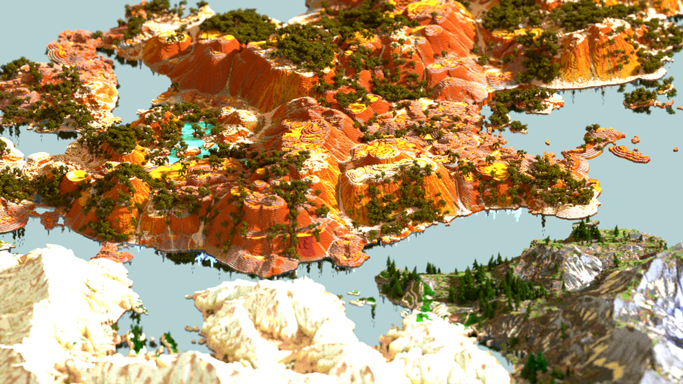 Minecraft Sky City | Epic giant sky island/java bedrock