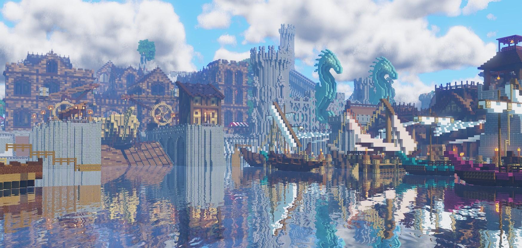 Pacote de luzes e sombras da Expa Shaders e minecraft1.20.4