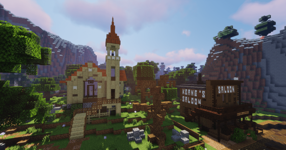 Minecraft RDR2 Red Dead Redemption 2 map