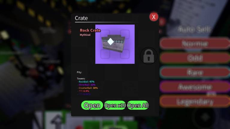 Cómo conseguir cajas de rock en la defensa de la torre de pelota