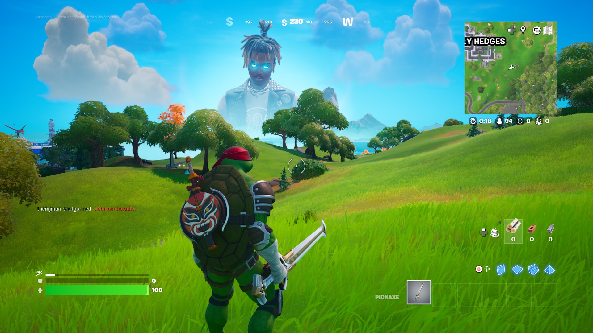 FortniteのジュースWRLDはどこにありますか？