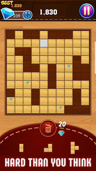 Block Puzzle : Classic Wood