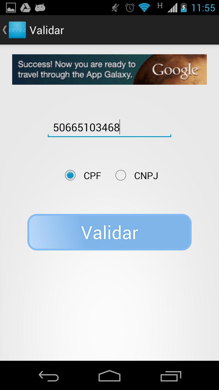 CPF/CNPJ Tester