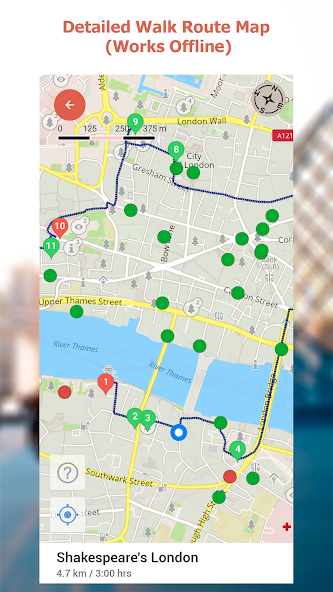 San Antonio Map and Walks