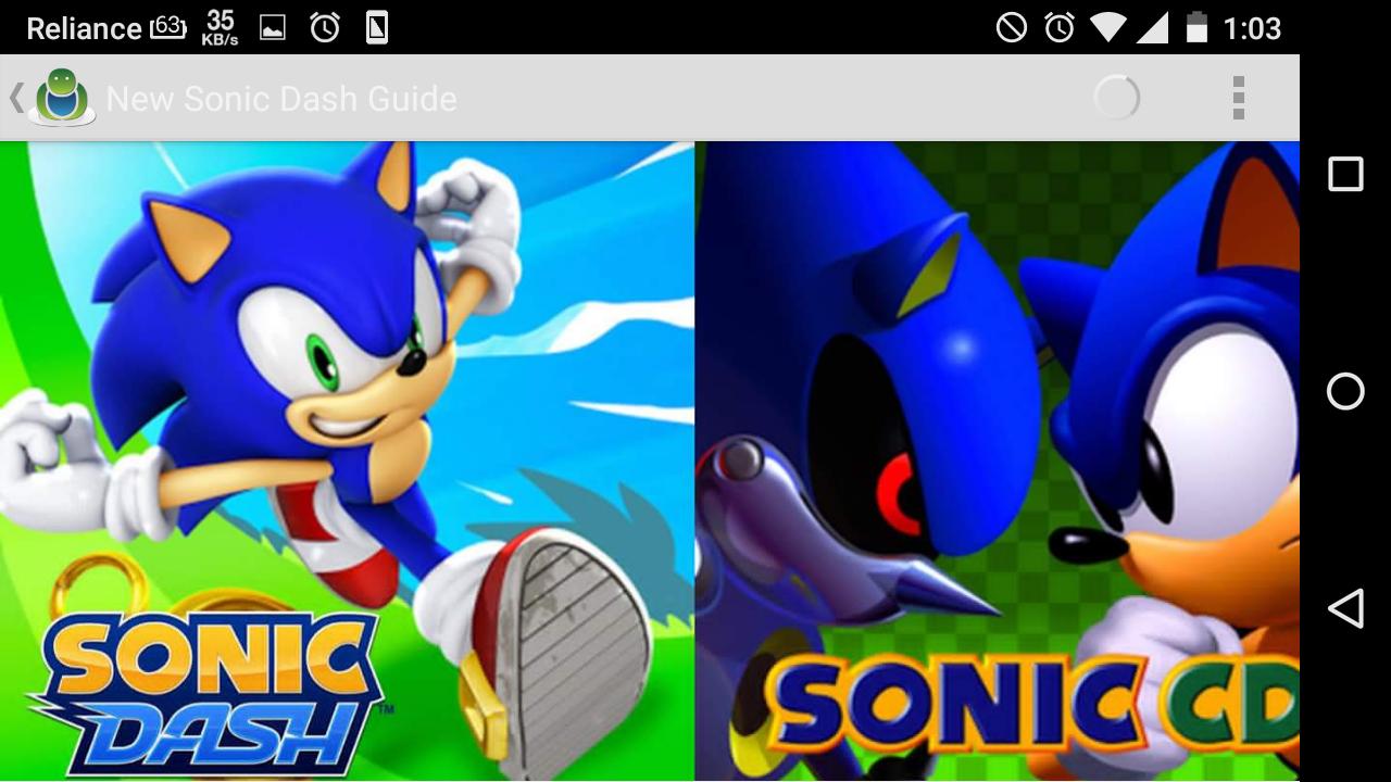 New Sonic Dash Guide