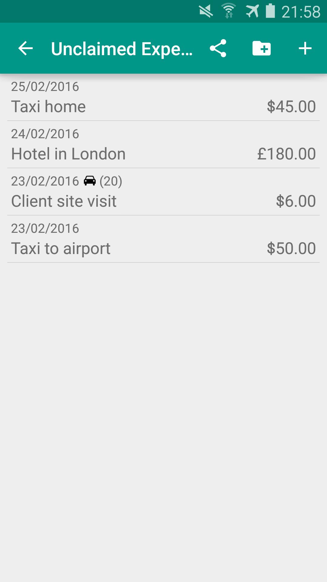 ExpenseClam (Free)