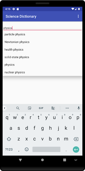 Science Dictionary
