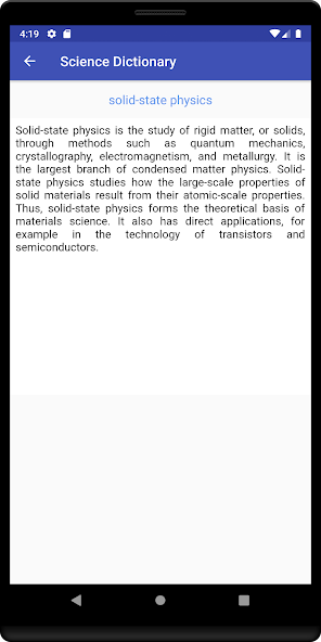 Science Dictionary