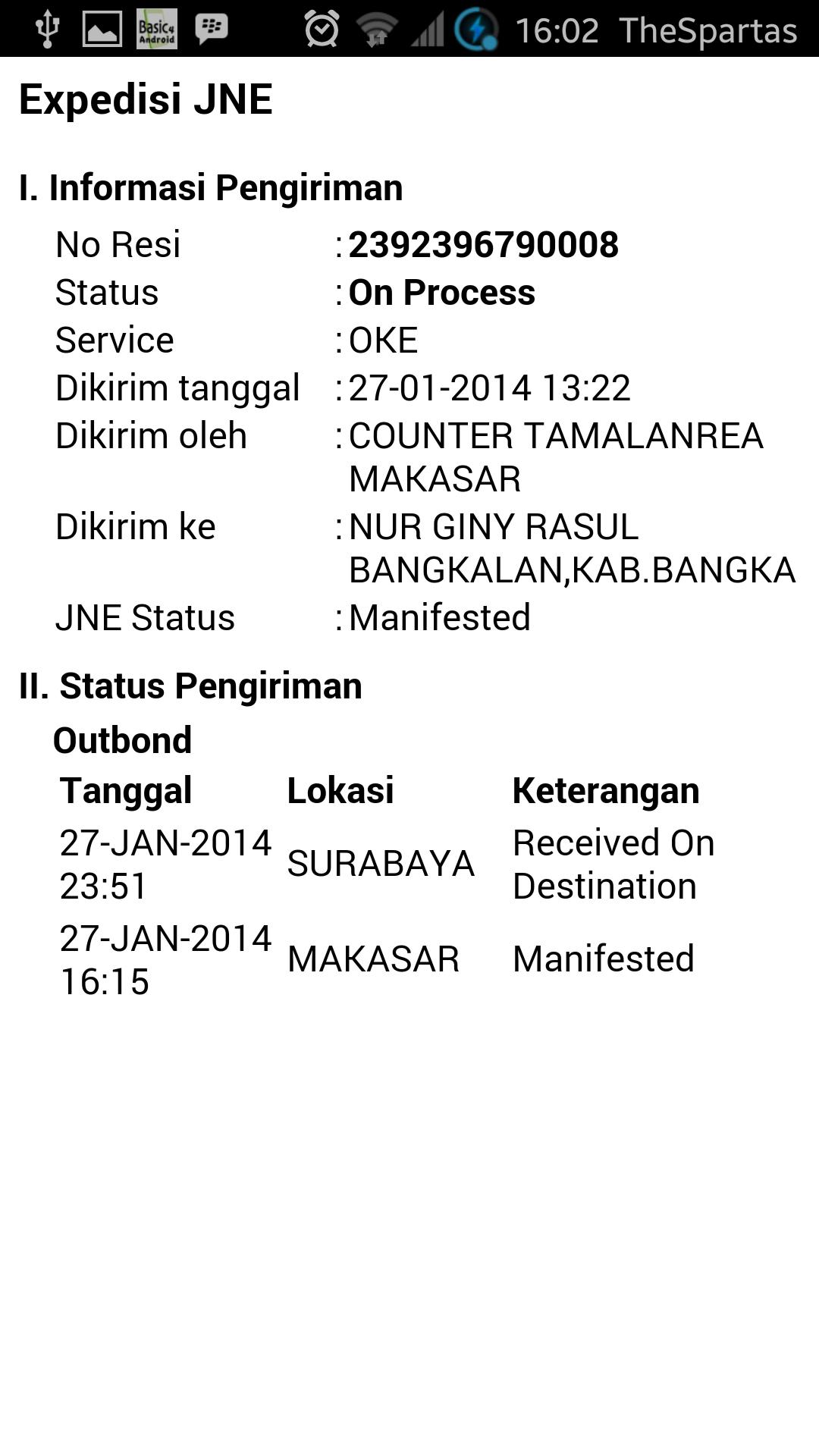 Check Resi