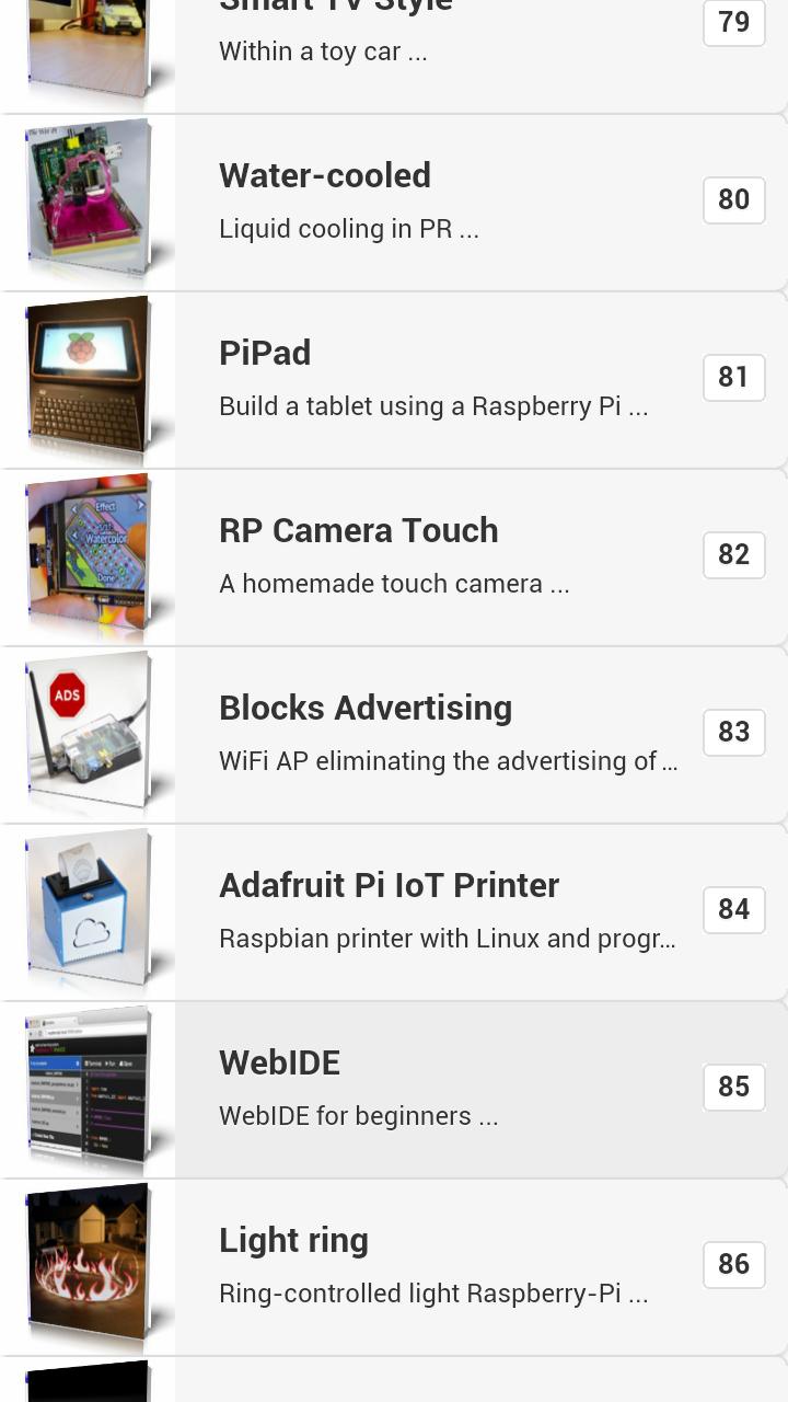 Projects Pi