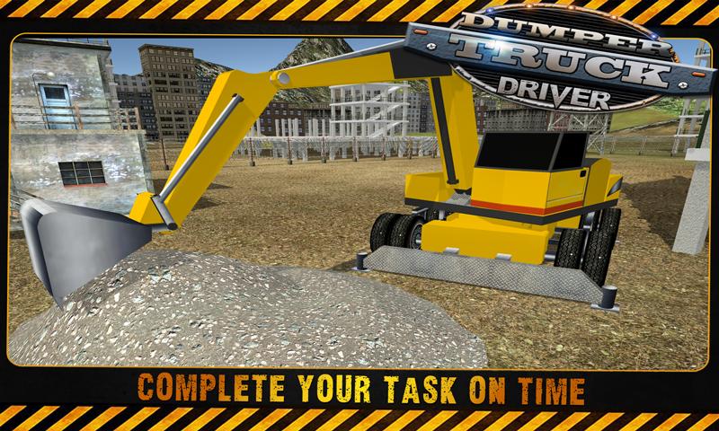 Dumper Truck Excavator Driver