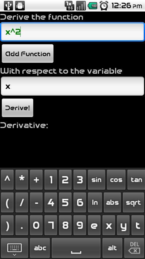 Calculus Tools