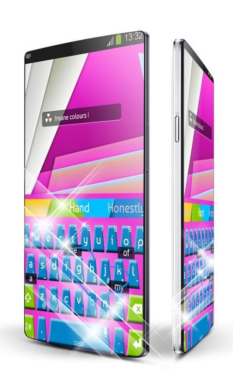 Rainbow Keypad Art