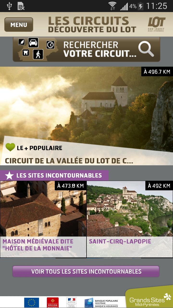 Circuits du Lot