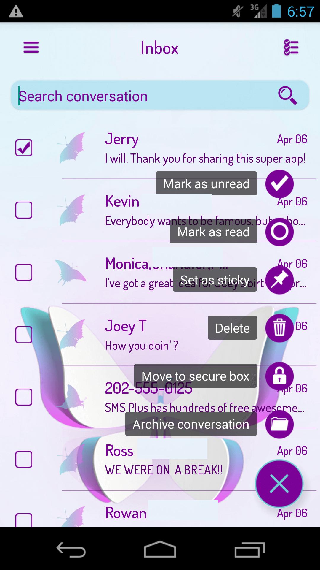 Butterfly SMS