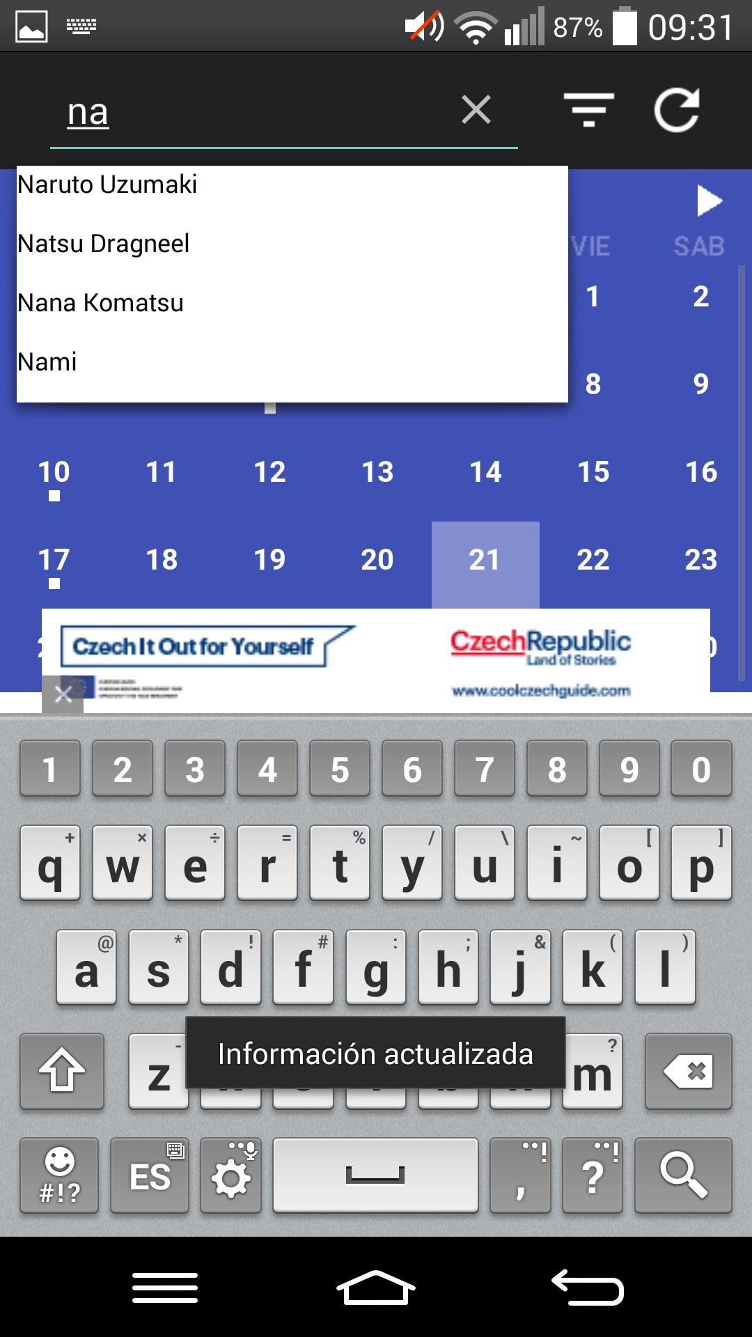 Otaku Calendar