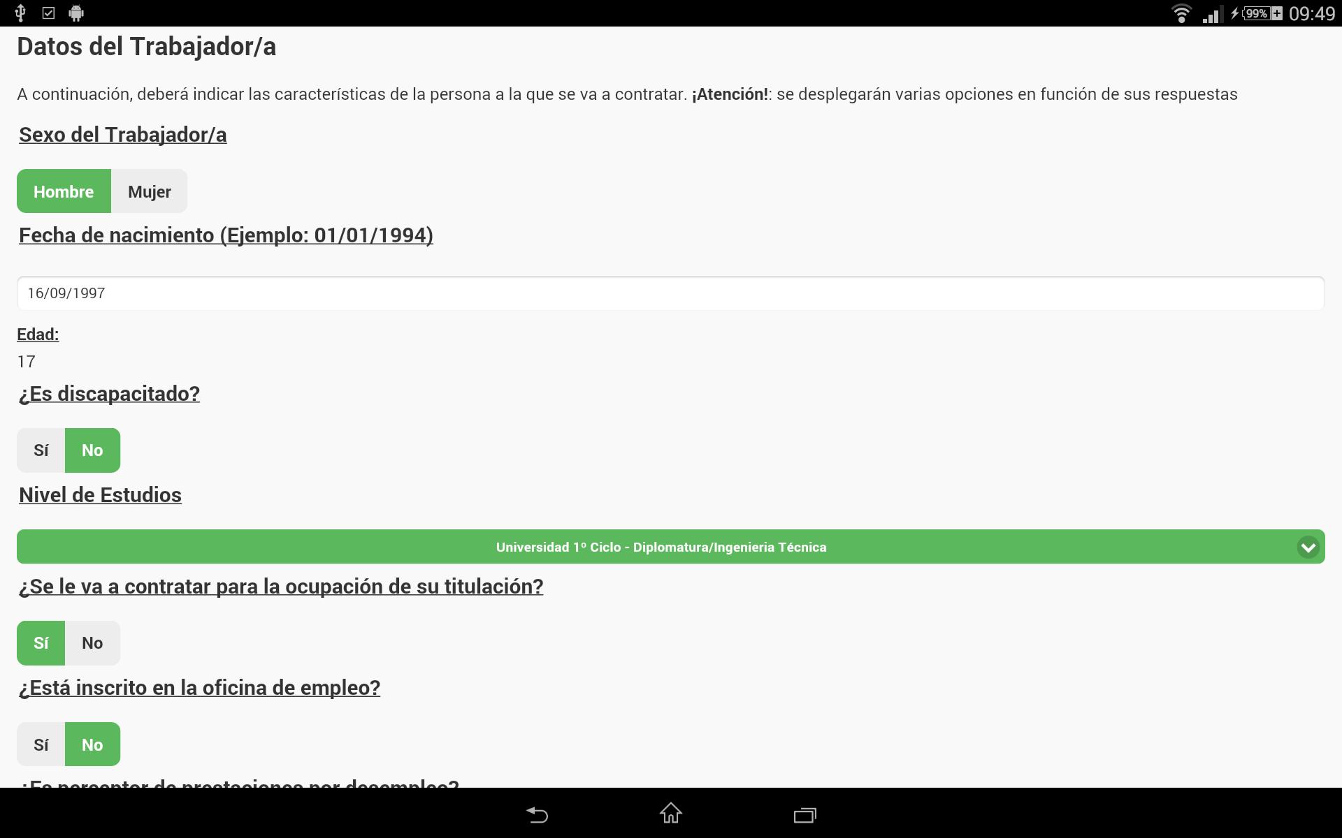 Simulador contratacion laboral