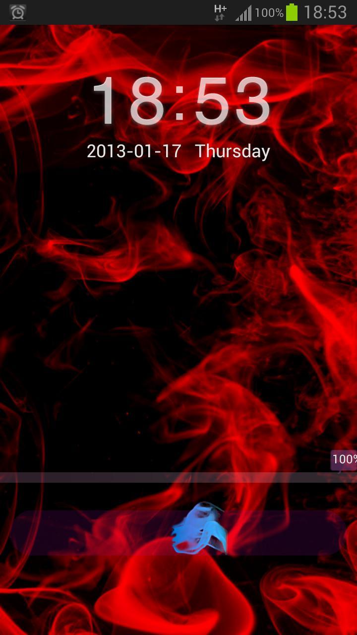 GO Locker Theme Smoke Fire