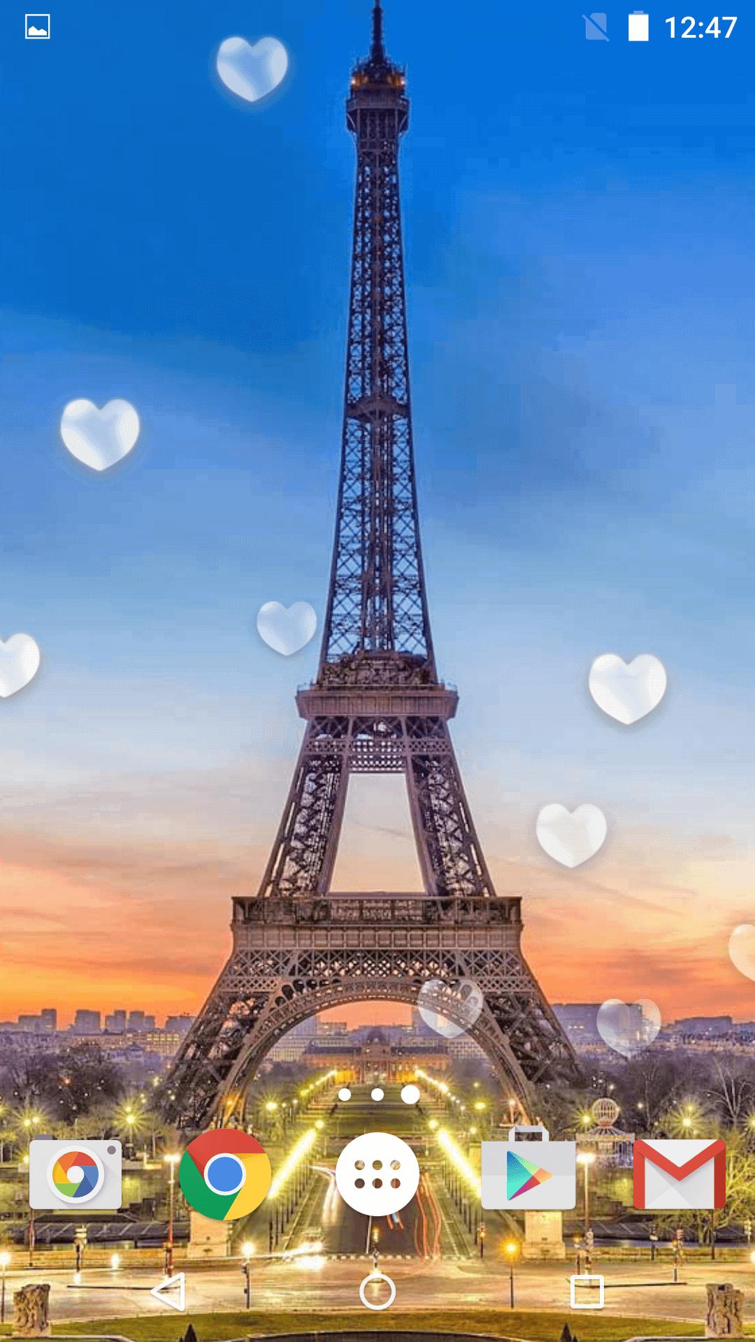 Paris by Night Live Wallpaper